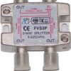 ClearView 3 Way F connector splitter 5-2250MHz-0