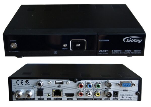 SatKing DVBS2-800CA VAST receiver with PVR via USB Port-0